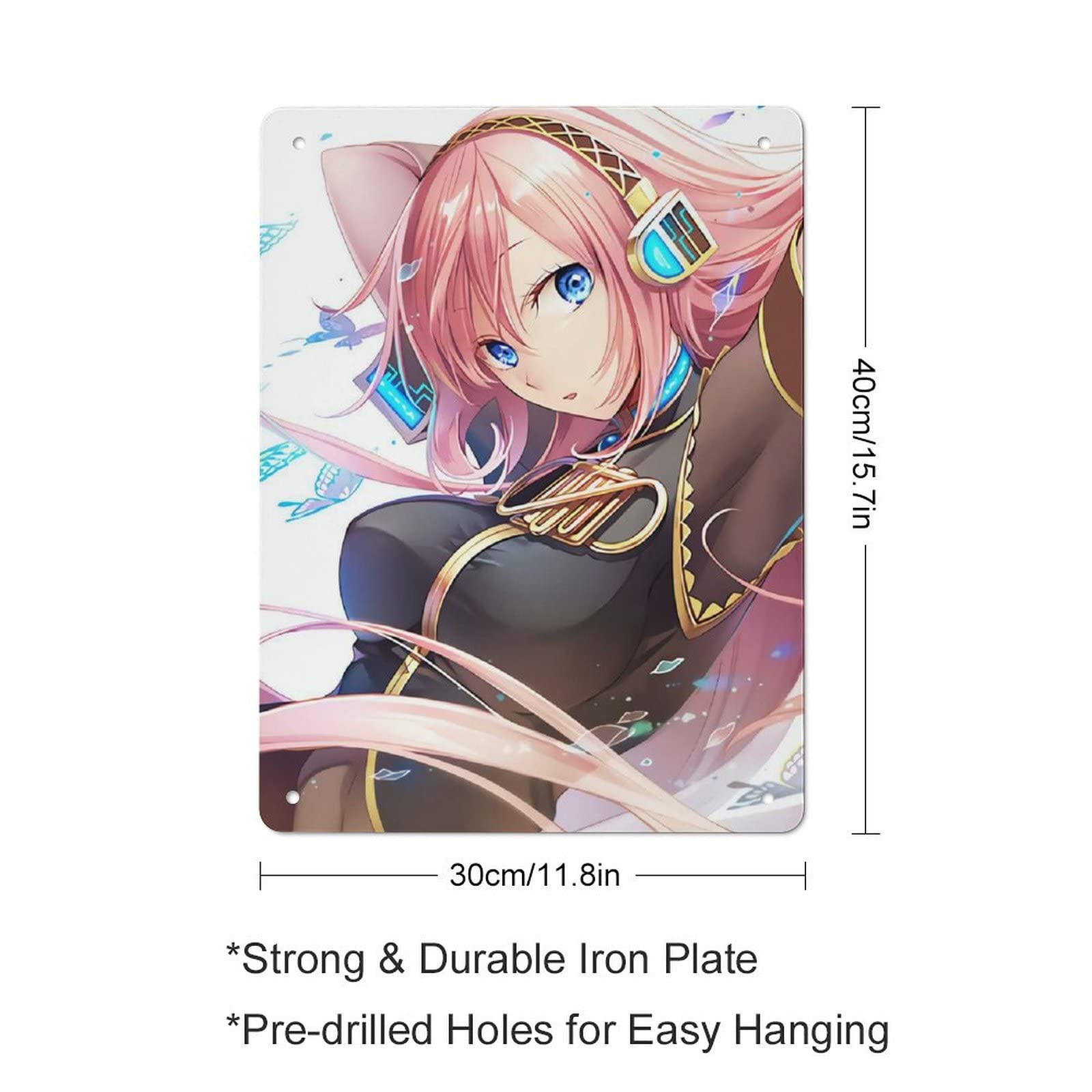 Amazon.co.jp: ブリキ看板 巡音ルカ ポスター 絵画 プリント